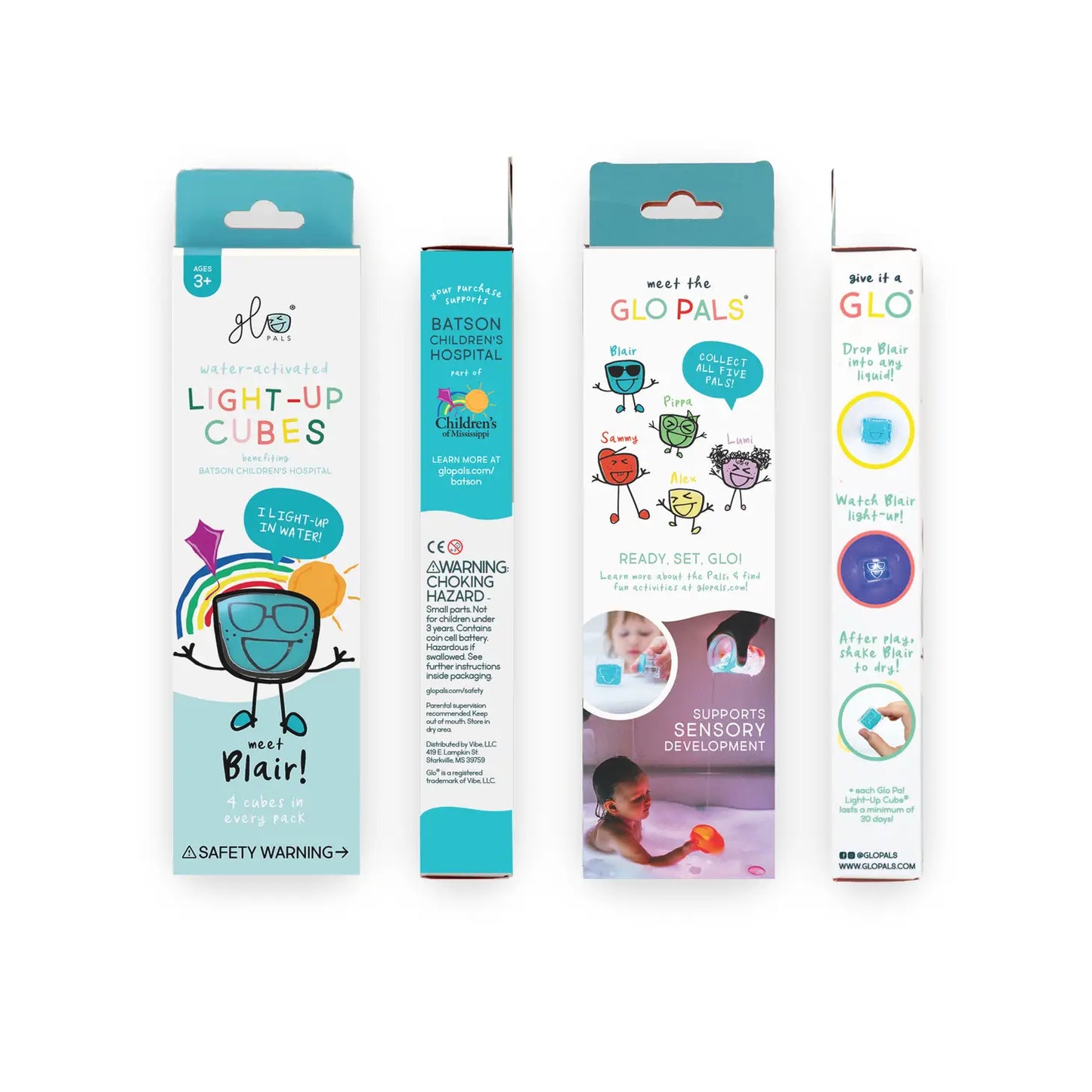 Glo Pals Light-Up Cubes, Blair